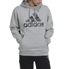 adidas Hoodie Essentials Camo Print French Terry Hoodie Cotton grey Men